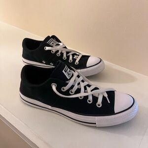 Converse Low Top Sneakers in Black and White